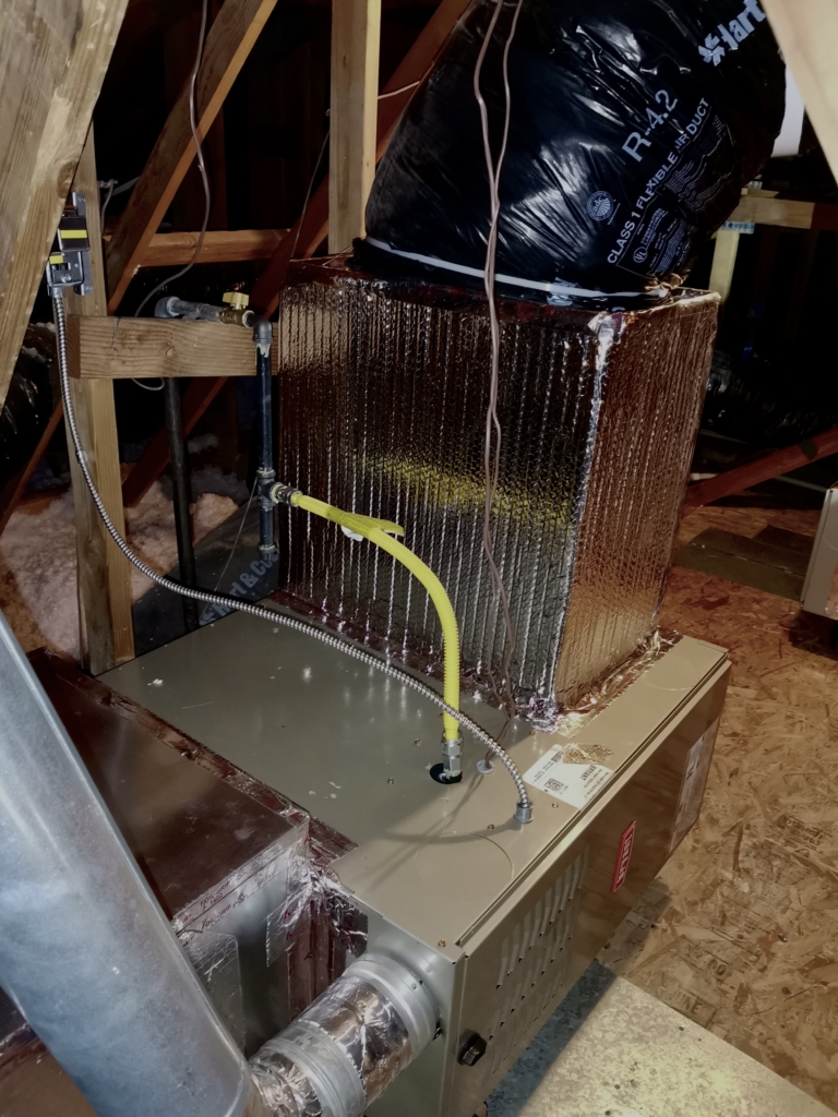 Bryant 821TA36070V14 two-stage furnace installed by Nur HVAC