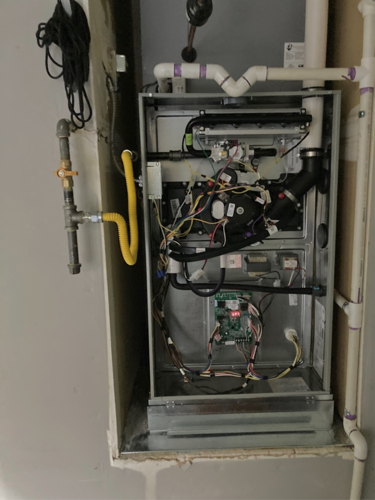 Trane TS9X1C080 single-stage furnace installed by Nur HVAC
