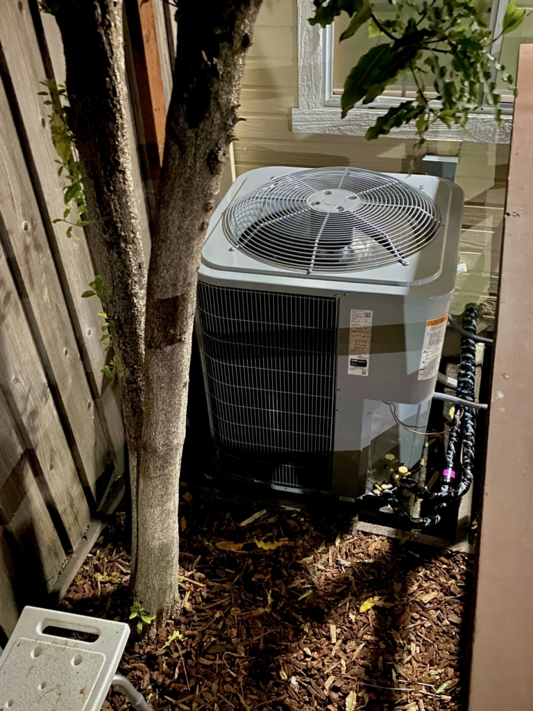 Carrier 24SCA536W003 air conditioner installed by Nur HVAC