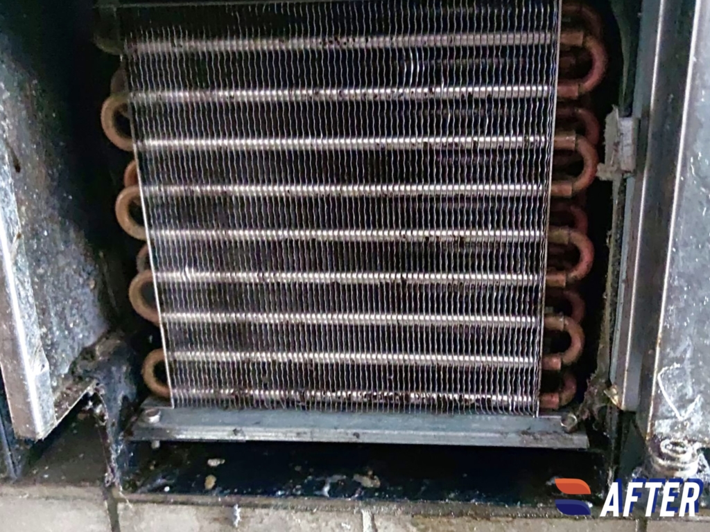 Commercial refrigerator condenser coil maintenance by Nur HVAC