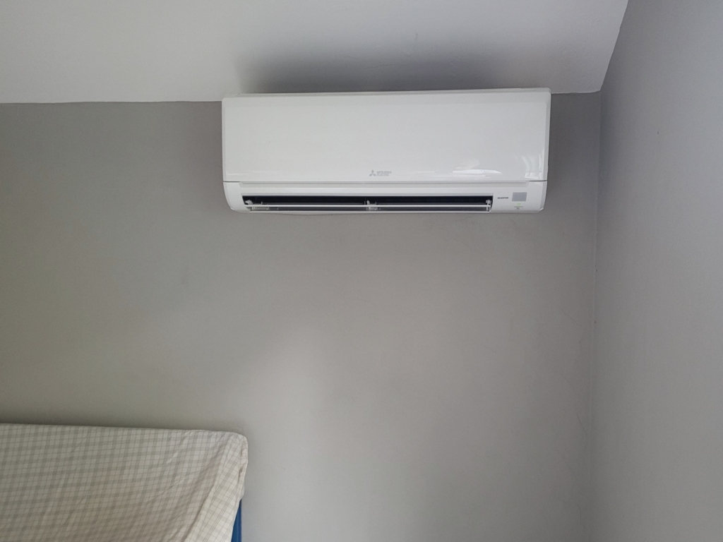 Mitsubishi M-Series ductless system installed by Nur HVAC