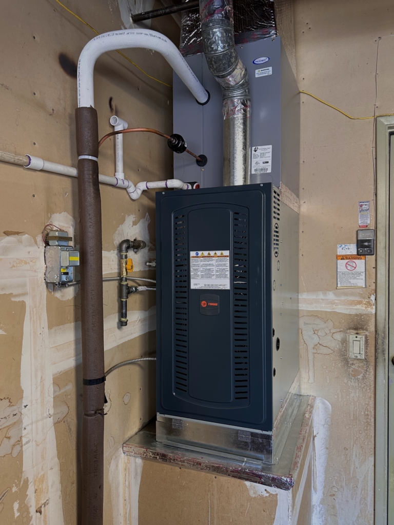 Trane S8X1B060 furnace installed by Nur HVAC