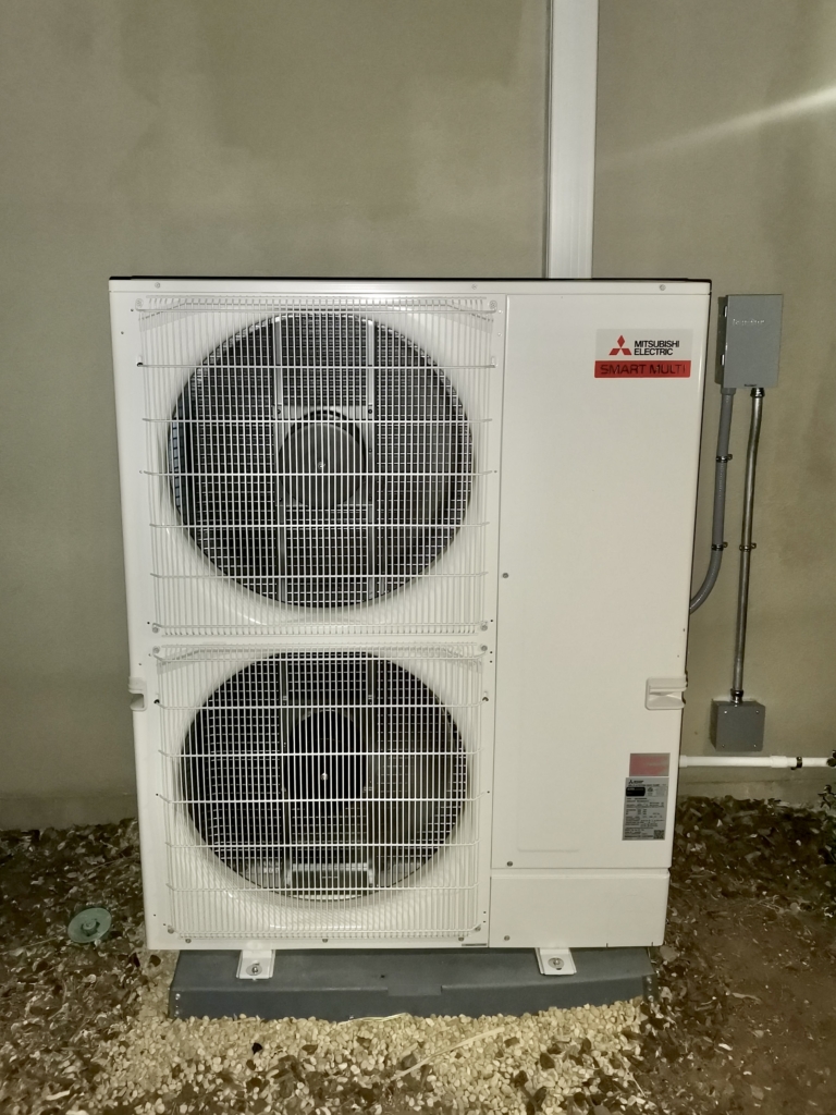 Mitsubishi MXZ-SM48NAM-U1 heat pump installed by Nur HVAC