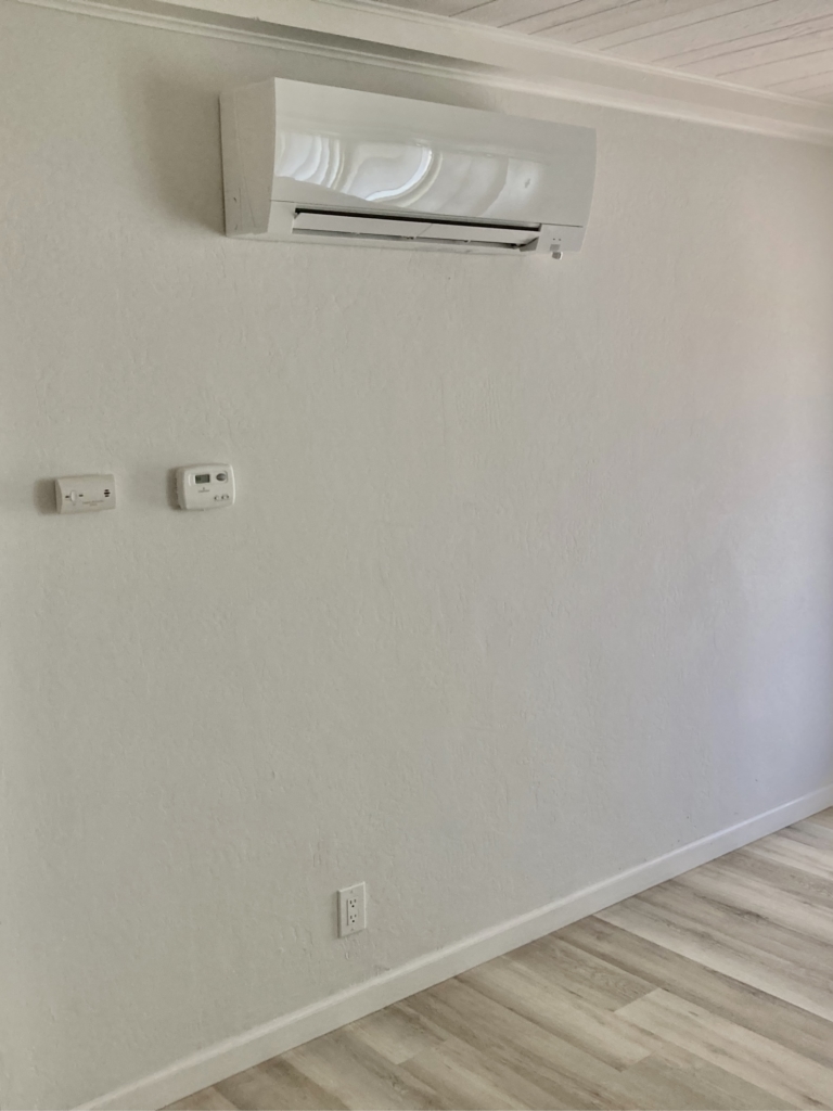 Mitsubishi MSZ-FS06NA ductless wall-mounted unit installed by Nur HVAC
