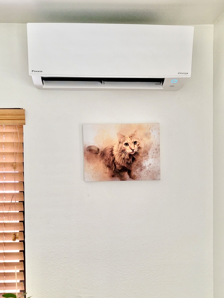 Daikin CTX12 wall-mounted indoor unit installed by Nur HVAC