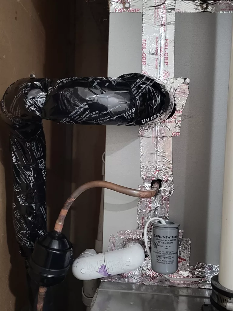 Bryant 801SA furnace installation by Nur HVAC in San Carlos, CA