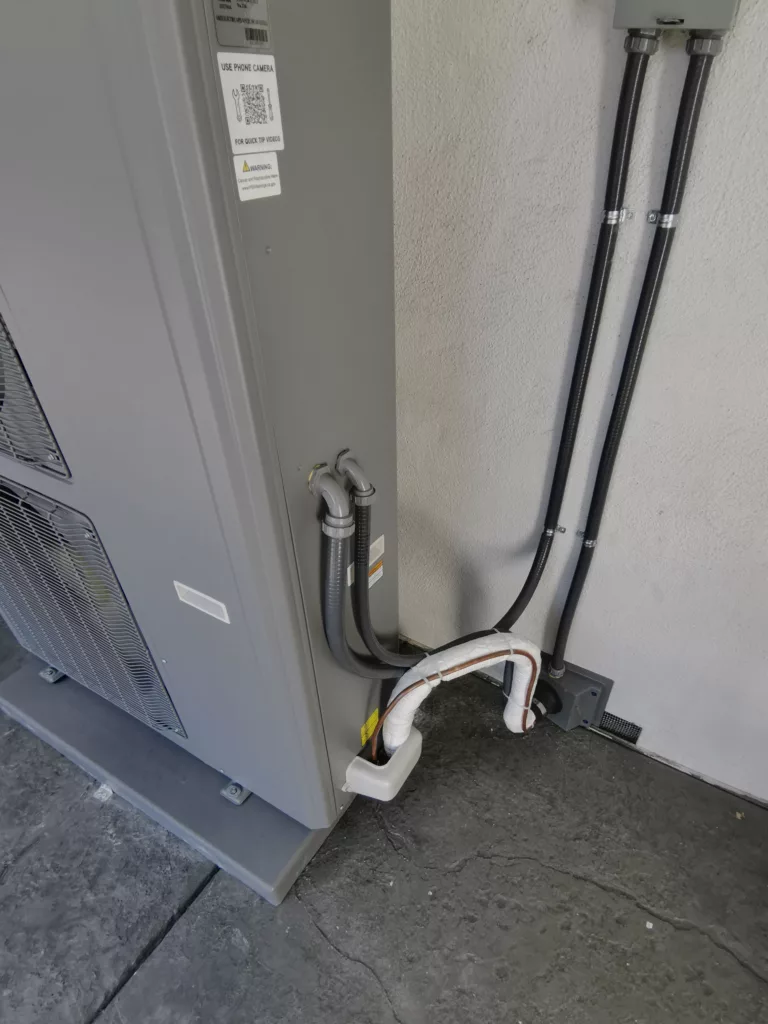 New Gree FLEXX60HP230V1AO heat pump installed by Nur HVAC in Los Altos, CA