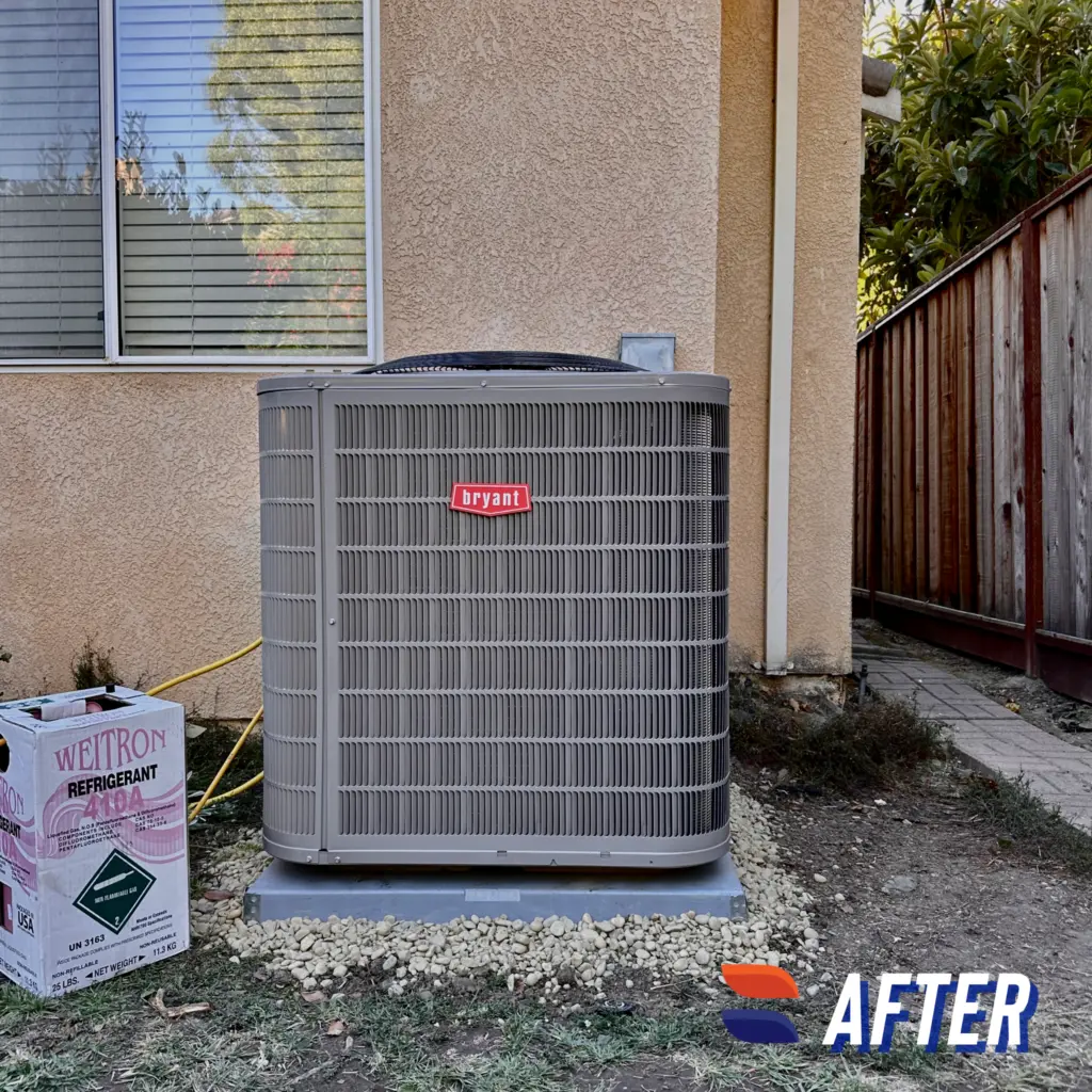 Bryant 127TAN06000W air conditioner installed by Nur HVAC in San Jose, CA