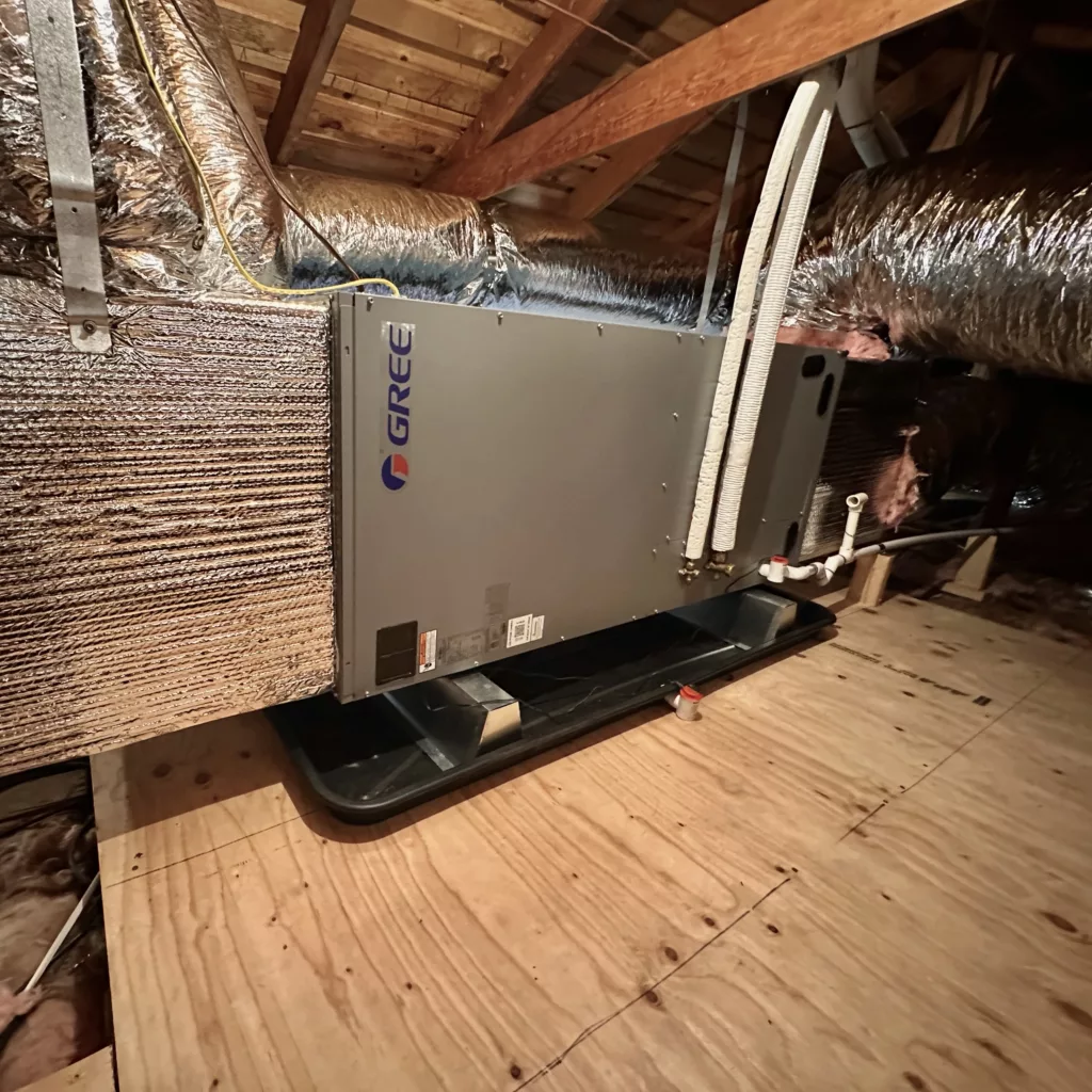 Gree FLEXX60HP230V1BH air handler installed by Nur HVAC