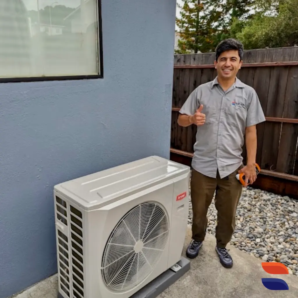 Bryant 38MBRBQ heat pump installed by Nur HVAC
