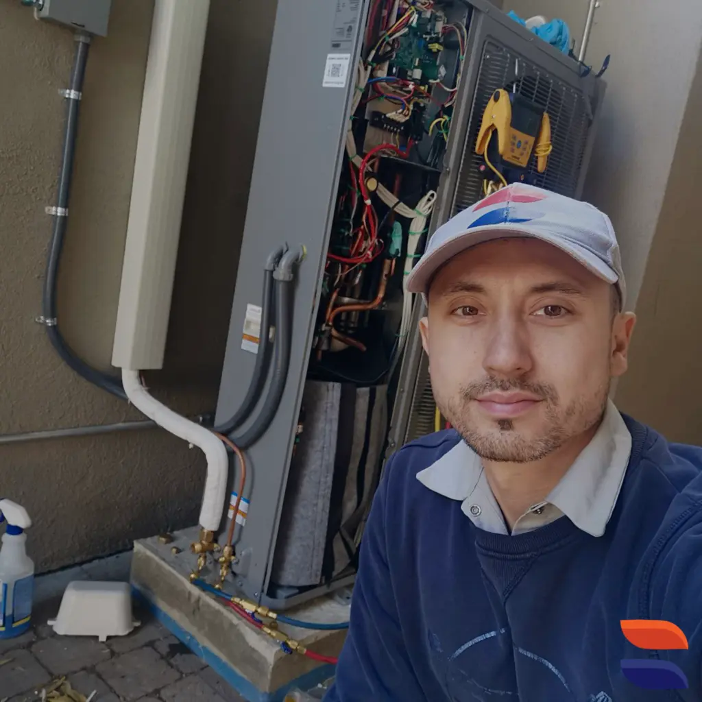 Gree FLEXX60HP230 60,000 BTU unit installed by Nur HVAC in San Mateo, CA