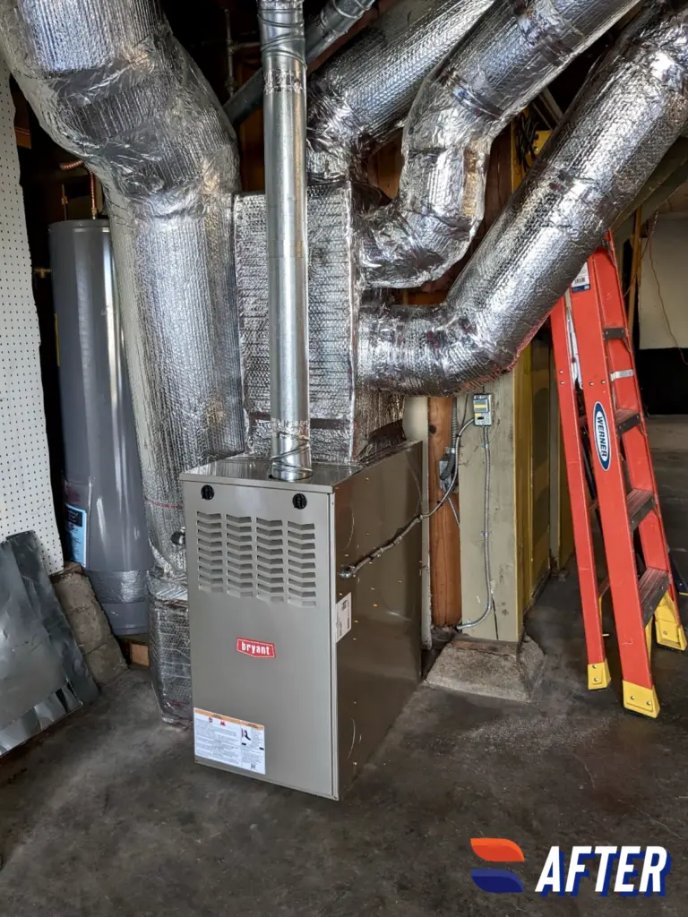 Bryant 821S furnace installed by Nur HVAC