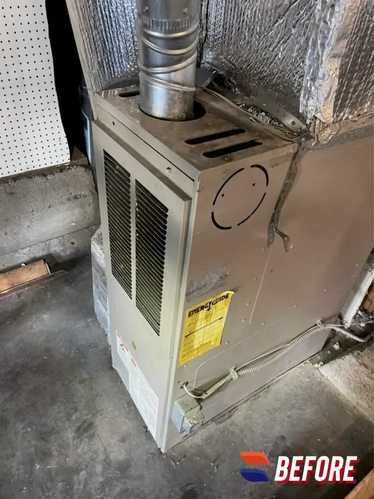 Bryant 821S furnace installed by Nur HVAC