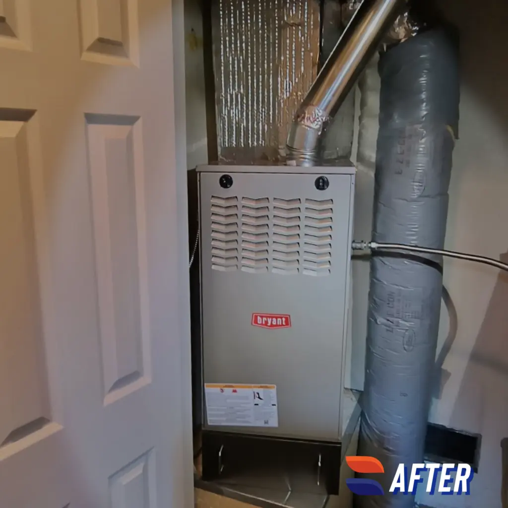 Bryant 821SB furnace installed by Nur HVAC