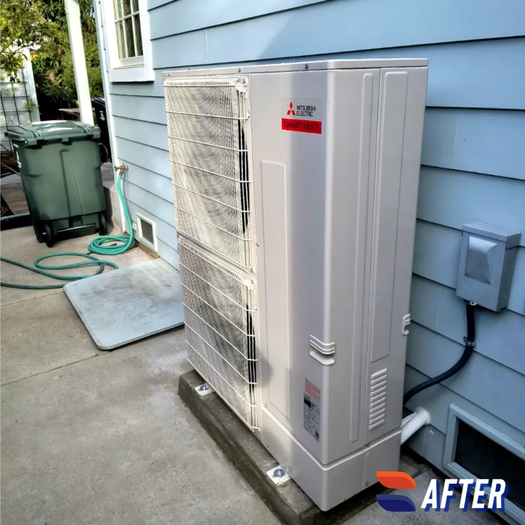 Mitsubishi MXZ-SM36NAM2 multi-zone system installed by Nur HVAC
