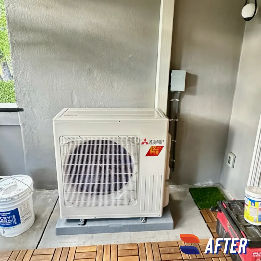 Mitsubishi MUZ-FS18NA mini-split installed by Nur HVAC