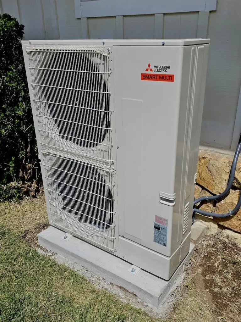 Mitsubishi MXZ-SM48NAM heat pump installed by Nur HVAC