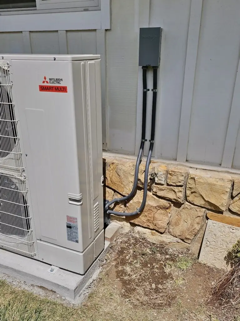 Mitsubishi MXZ-SM48NAM heat pump installed by Nur HVAC