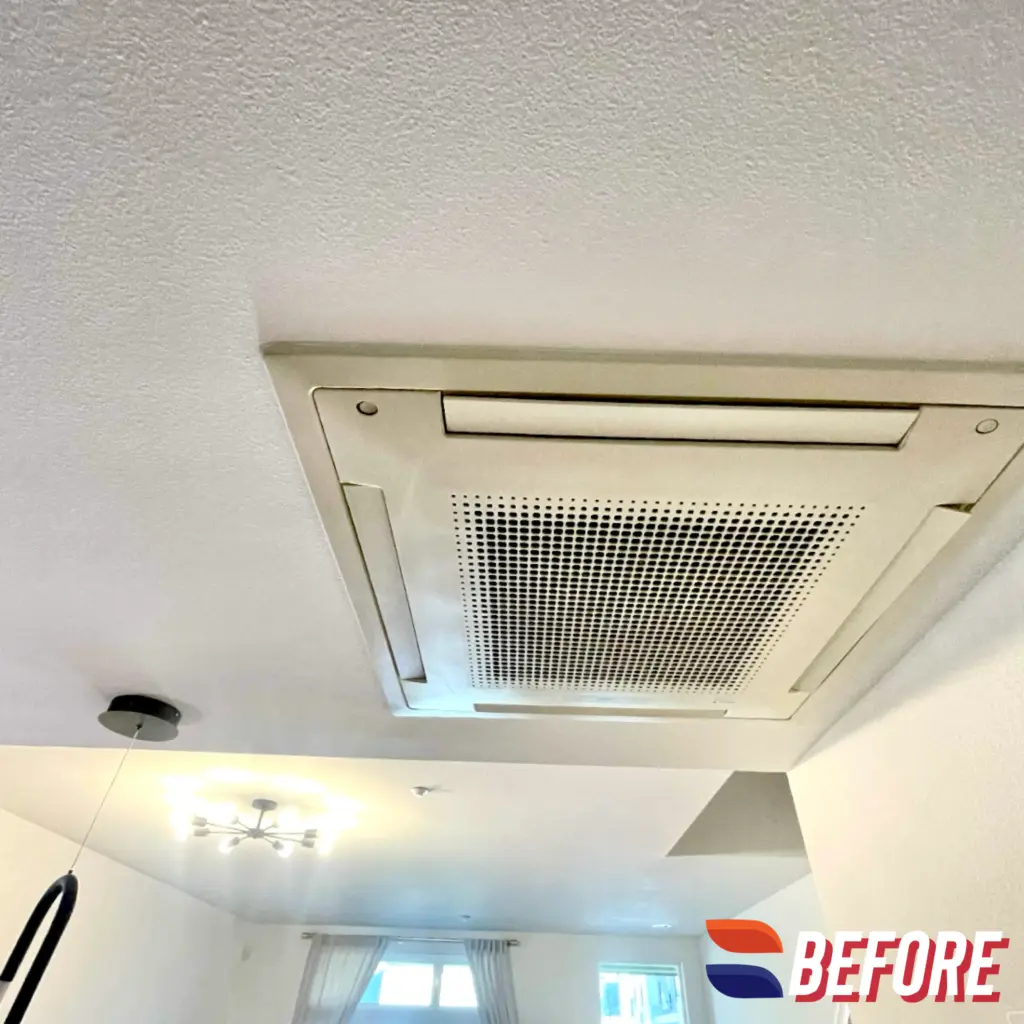 Mitsubishi PLA-A18EA8 ceiling cassette installed by Nur HVAC