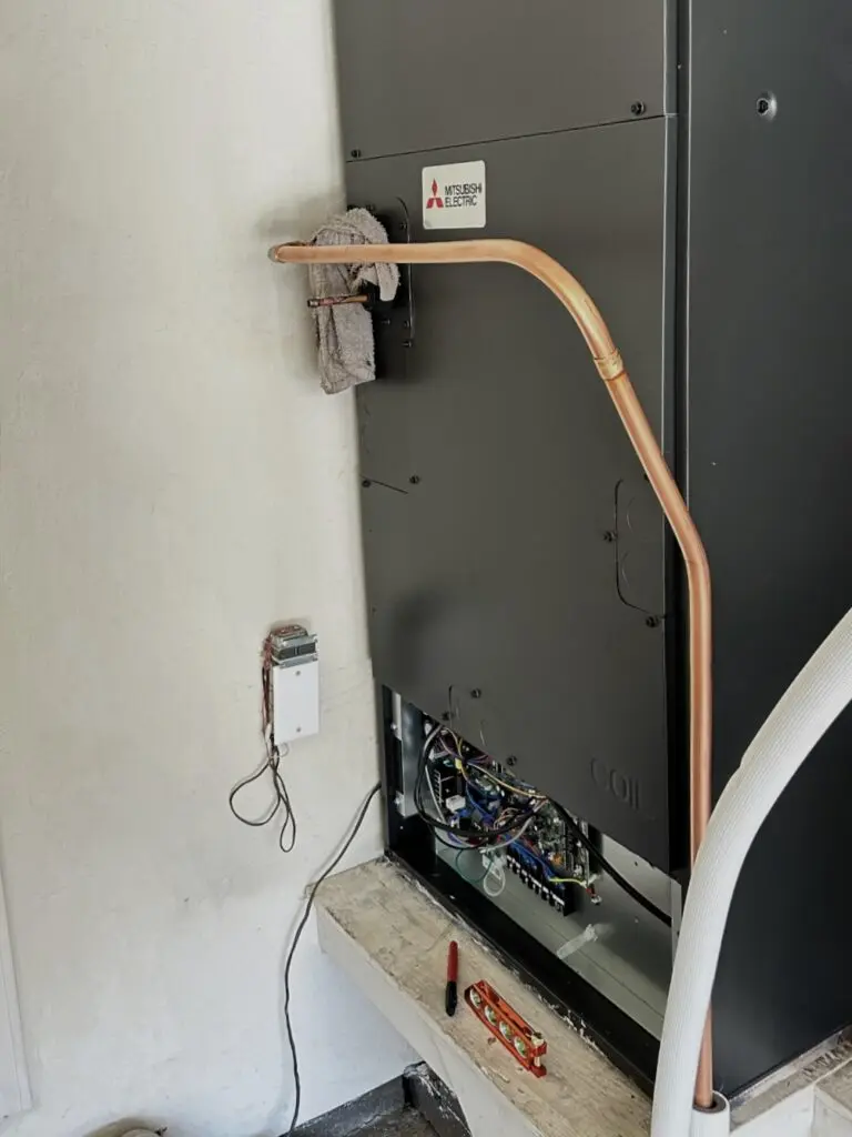 Mitsubishi MXZ-SM48NA heat pump installed by Nur HVAC