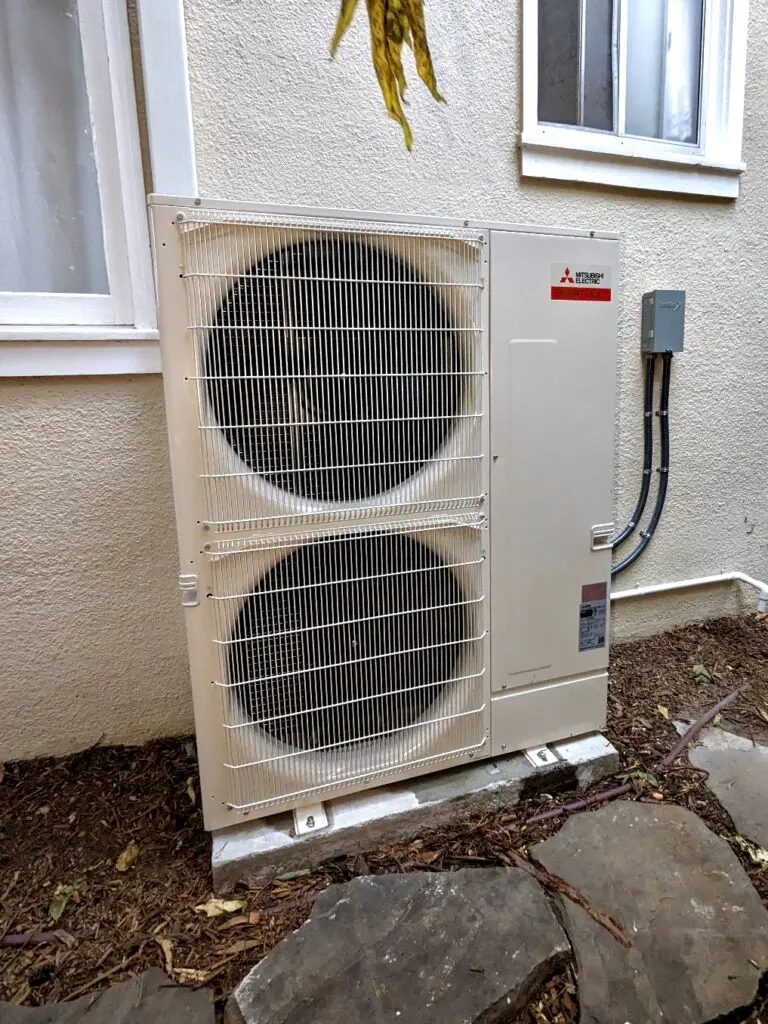 Mitsubishi MXZ-SM48NA heat pump installed by Nur HVAC