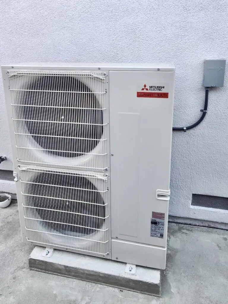 Mitsubishi MXZ-SM36NAM2 3-ton heat pump installed by Nur HVAC