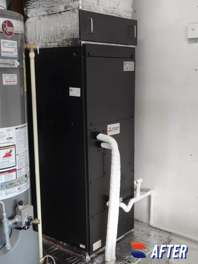 Mitsubishi MXZ-SM36NAM2 3-ton heat pump installed by Nur HVAC