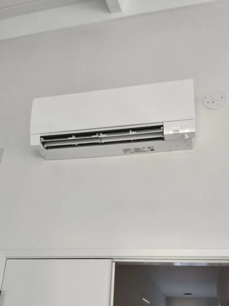 Mitsubishi 4-zone ductless mini-split system installed by Nur HVAC in San Mateo, CA