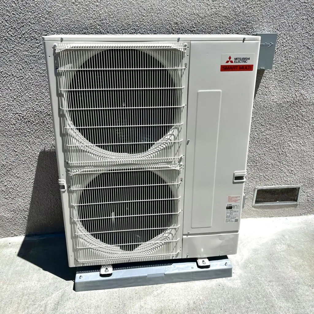 Ductless HVAC system installed by Nur HVAC