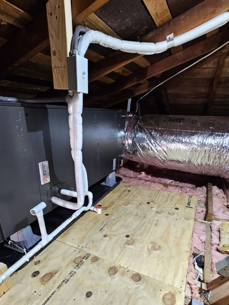 Mitsubishi PVFY-P48NAMU air handler installed by Nur HVAC in Redwood City, CA