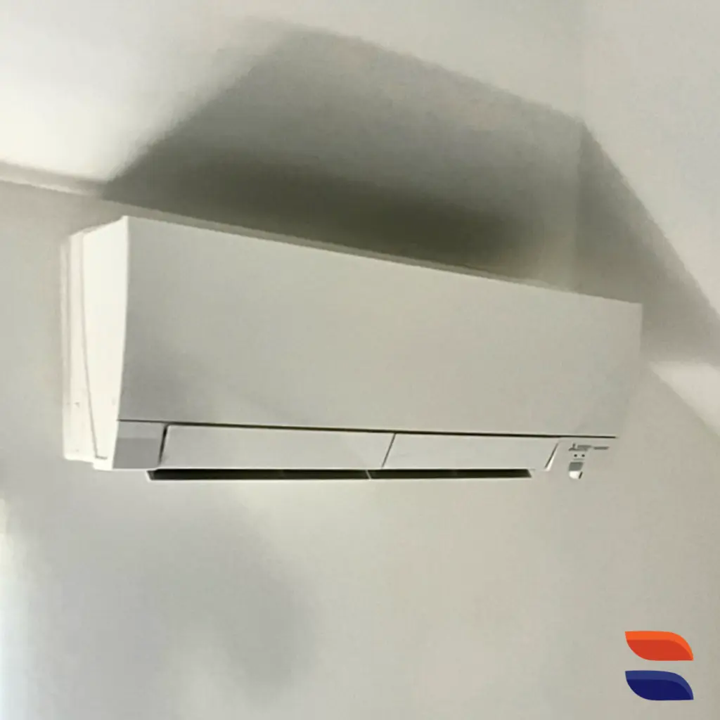 Mitsubishi MXZ-2C20NA mini-split outdoor unit installed by Nur HVAC