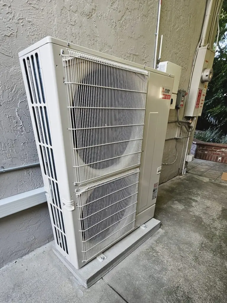 Mitsubishi 4-ton PVFY air handler installed by Nur HVAC