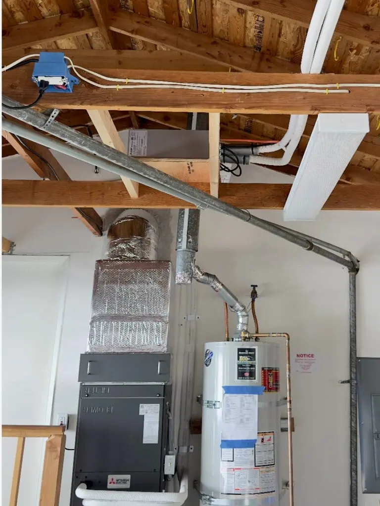 Mitsubishi MXZ-SM60NA indoor unit installed by Nur HVAC in San Carlos, CA