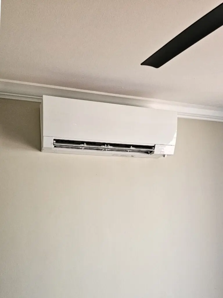 Mitsubishi MSZ-FS9NA ductless wall mounted unit installed by Nur HVAC
