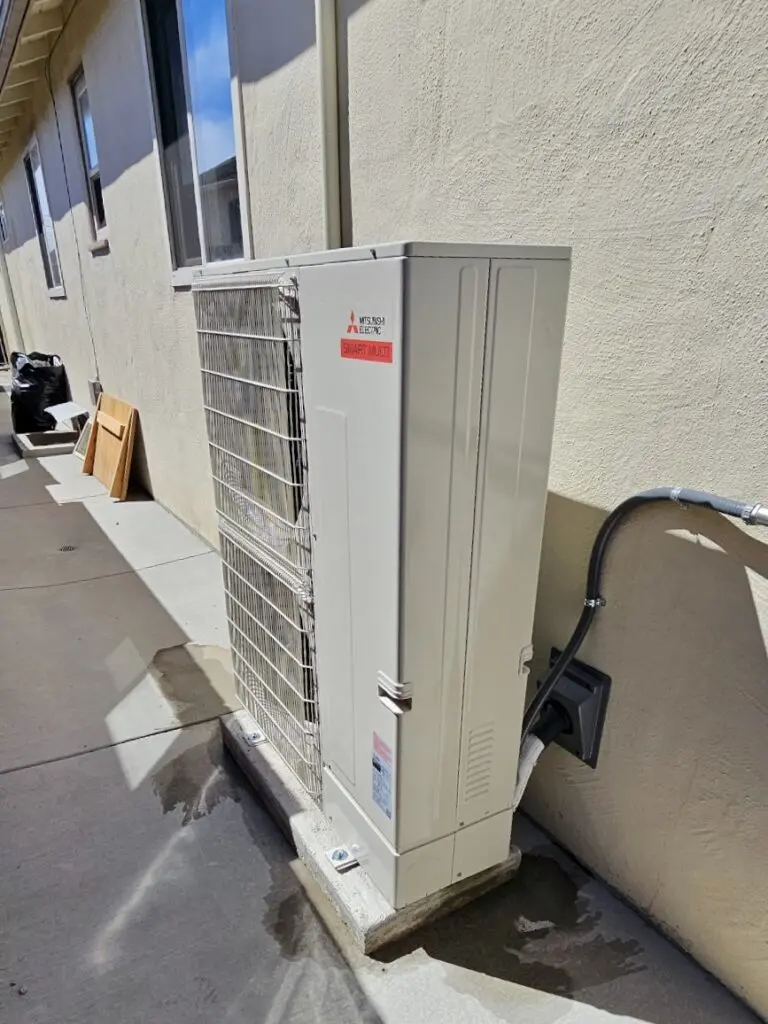 Mitsubishi MXZ-SM36NAM heat pump installed by Nur HVAC in San Francisco, CA