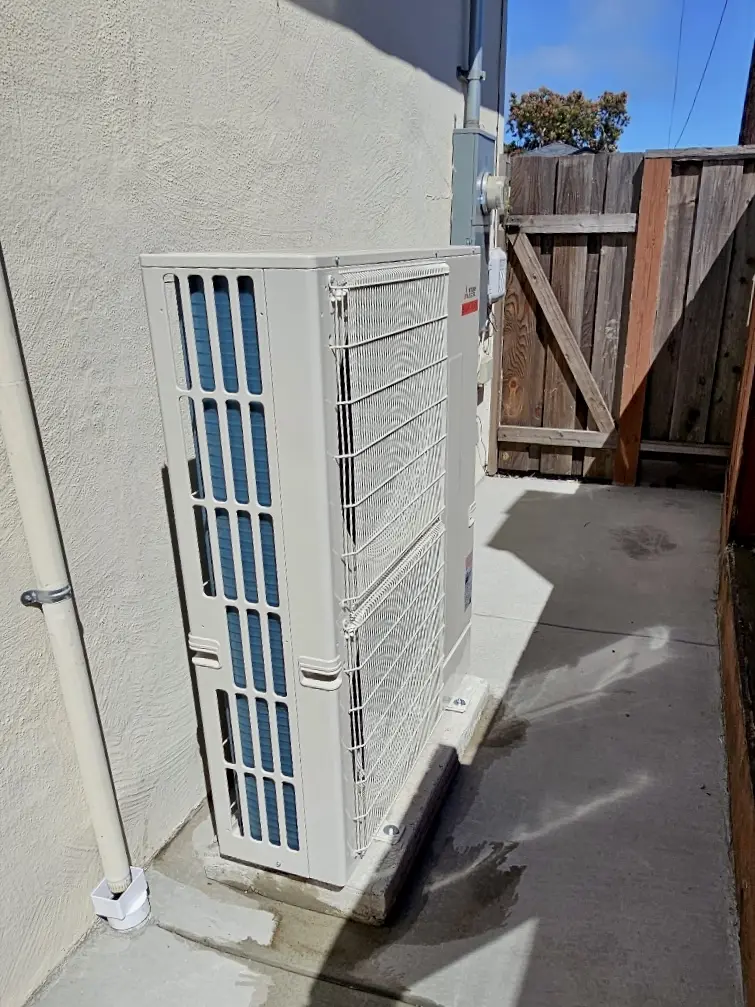 Mitsubishi MXZ-SM36NAM heat pump installation by Nur HVAC in San Francisco, CA