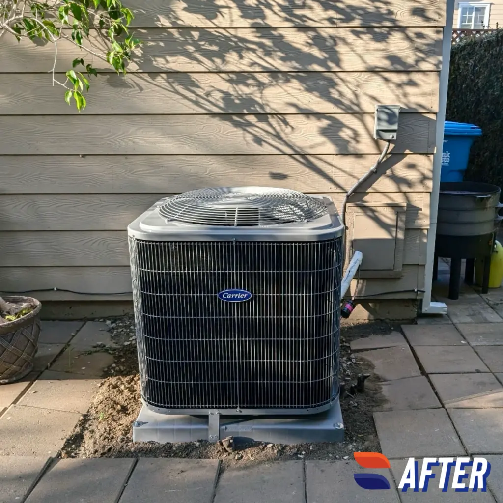 Carrier 24SCA542W003 air conditioner installation by Nur HVAC