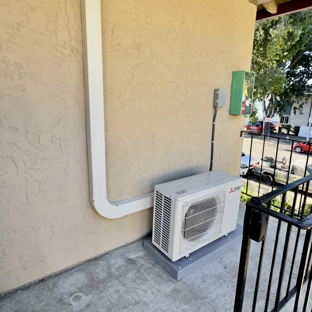 Mitsubishi MUZ-JP12WA 2-zone mini-split installation by Nur HVAC in Sunnyvale