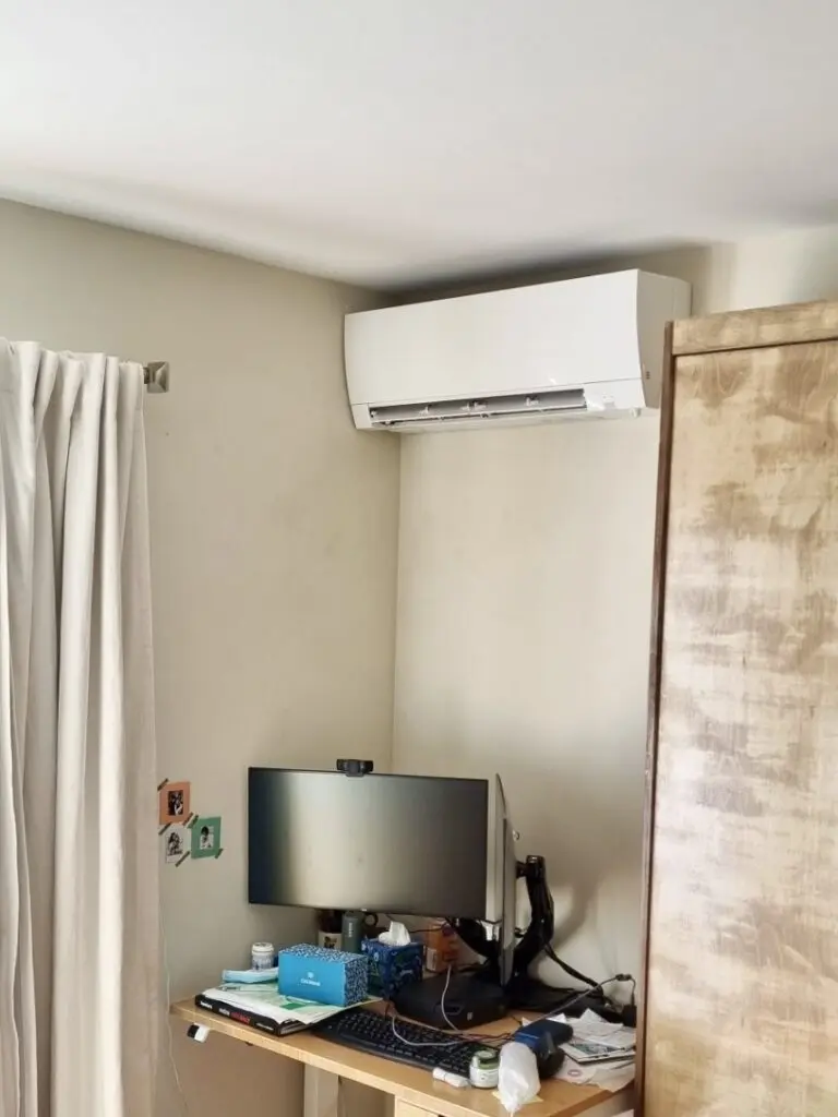 Mitsubishi MXZ-4C36NA 3-zone mini-split system installed by Nur HVAC