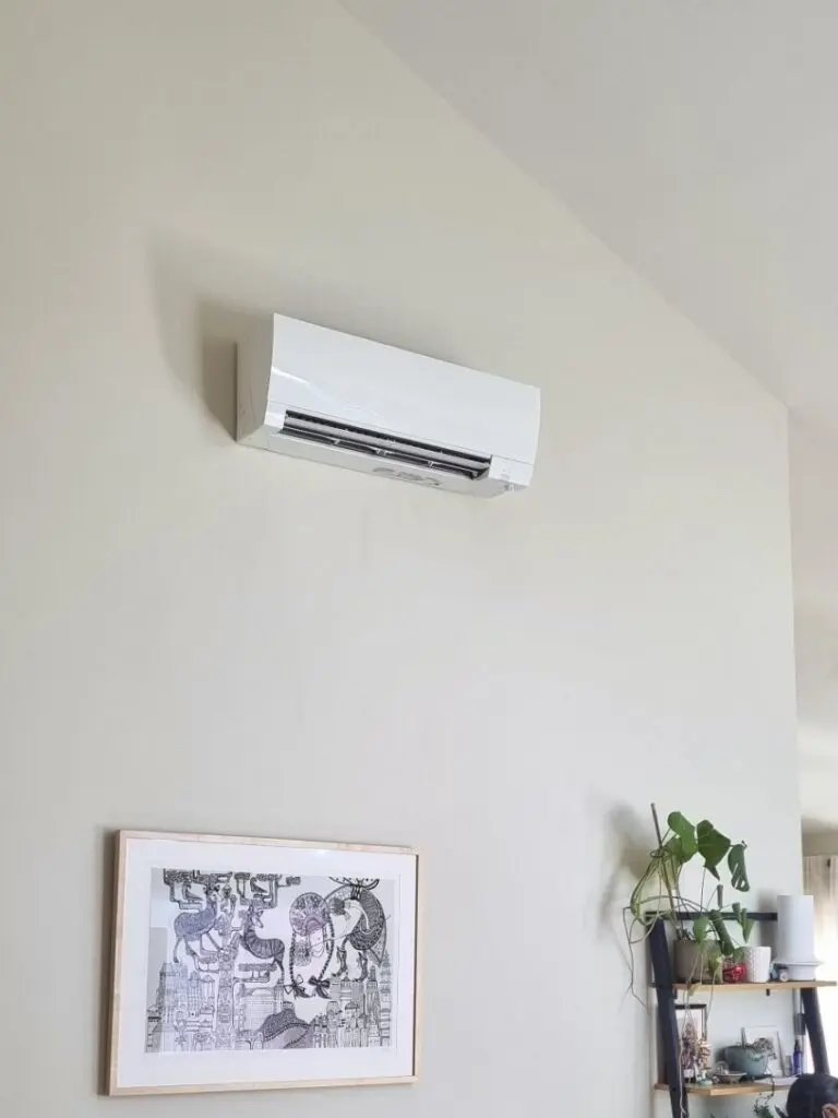 Mitsubishi MXZ-4C36NA 3-zone mini-split outdoor unit installed by Nur HVAC