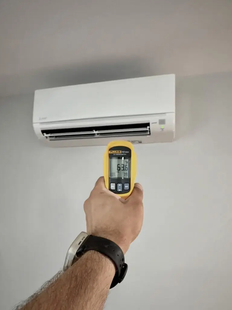 Mitsubishi MSZ-JP12WA ductless mini-split indoor unit installed by Nur HVAC in Sunnyvale, CA