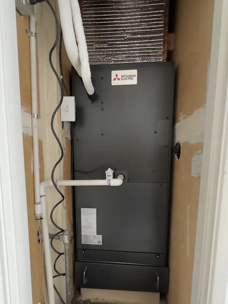 Mitsubishi SUZ-KA30NA system installed by Nur HVAC in Redwood City, CA