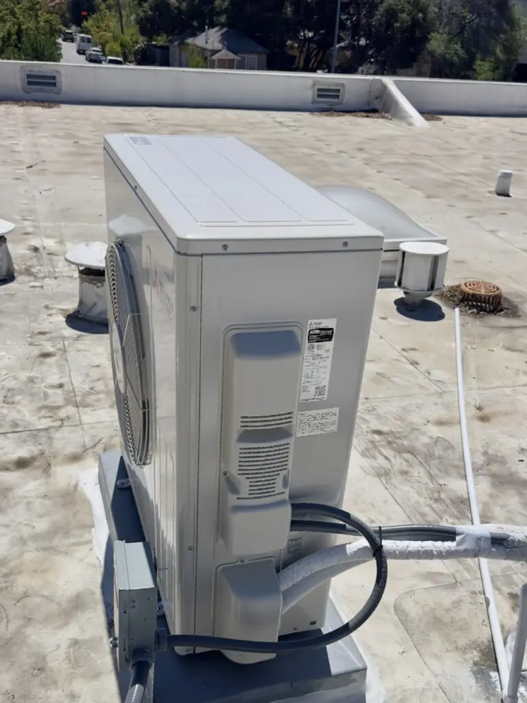 Mitsubishi SUZ-KA30NA system installation by Nur HVAC in Redwood City, CA