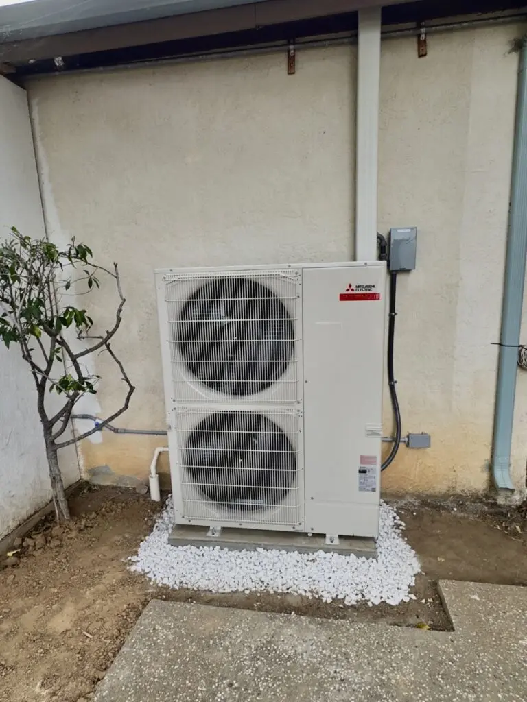 Mitsubishi MXZ-SM36NA mini-split installation by Nur HVAC in Cupertino, CA