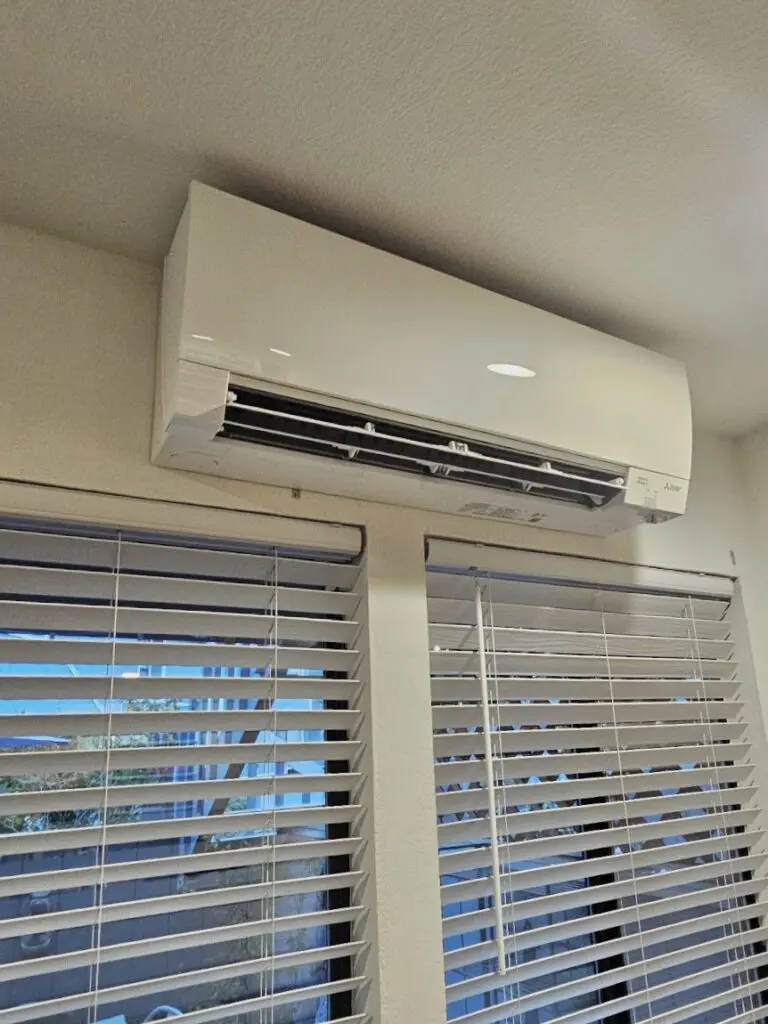 Mitsubishi MXZ-3C30NA2-U1 ductless mini-split installed by Nur HVAC
