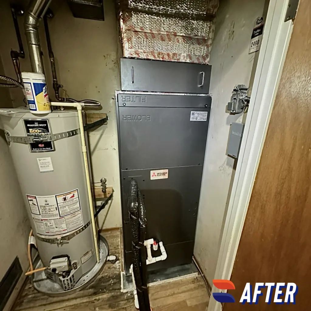Mitsubishi MXZ-SM48NAM heat pump installed by Nur HVAC