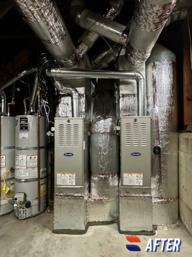 Carrier 58SB furnace installed by Nur HVAC