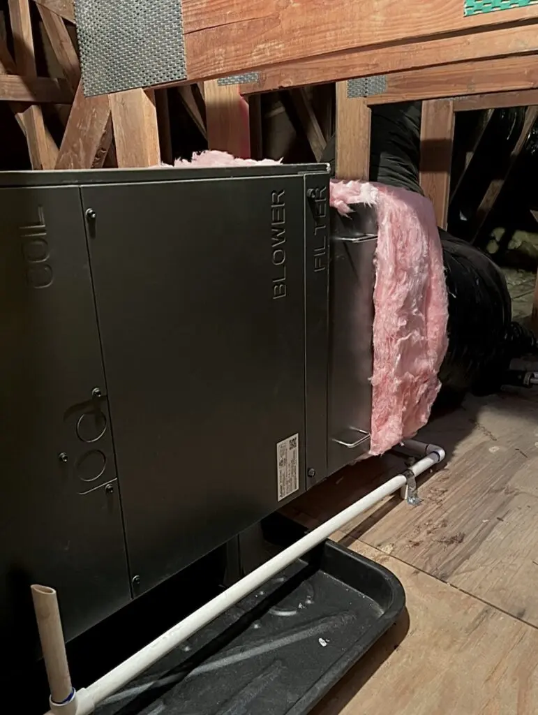 HVAC system being serviced by Nur HVAC ahead of winter