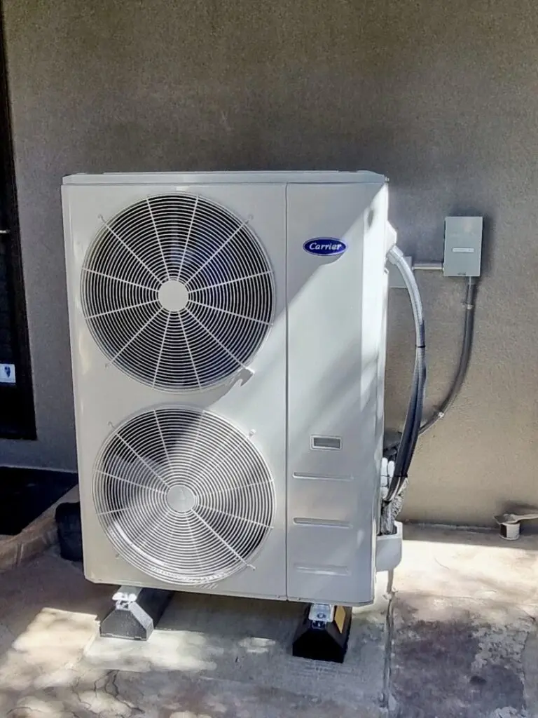 Carrier 38MURAQ48AA3 outdoor heat pump installed by Nur HVAC