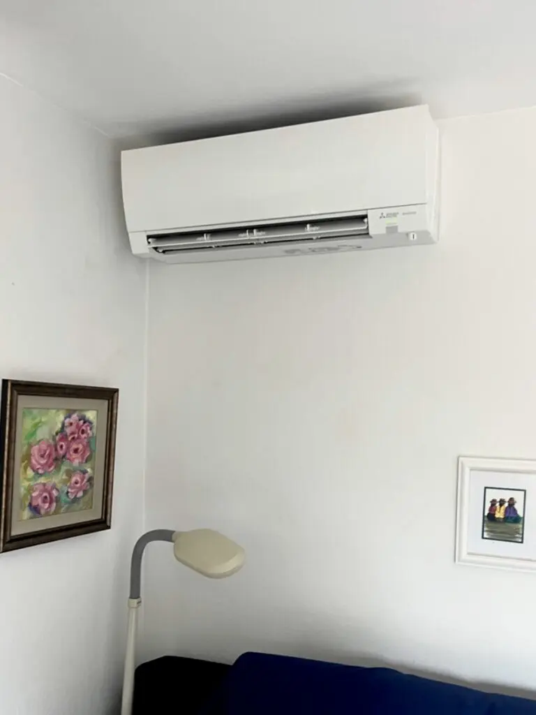 Mitsubishi Electric MSZ-FS06NA ductless mini-split installed by Nur HVAC